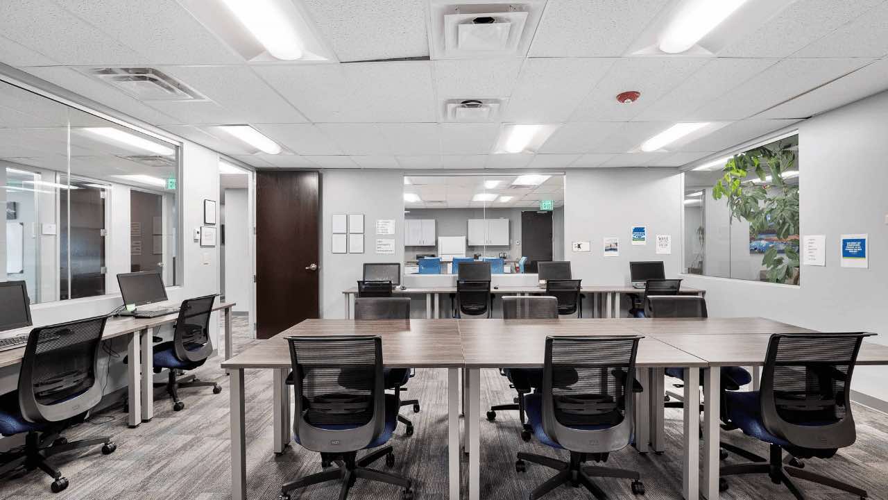 Denver Rehab center academic and vocation room