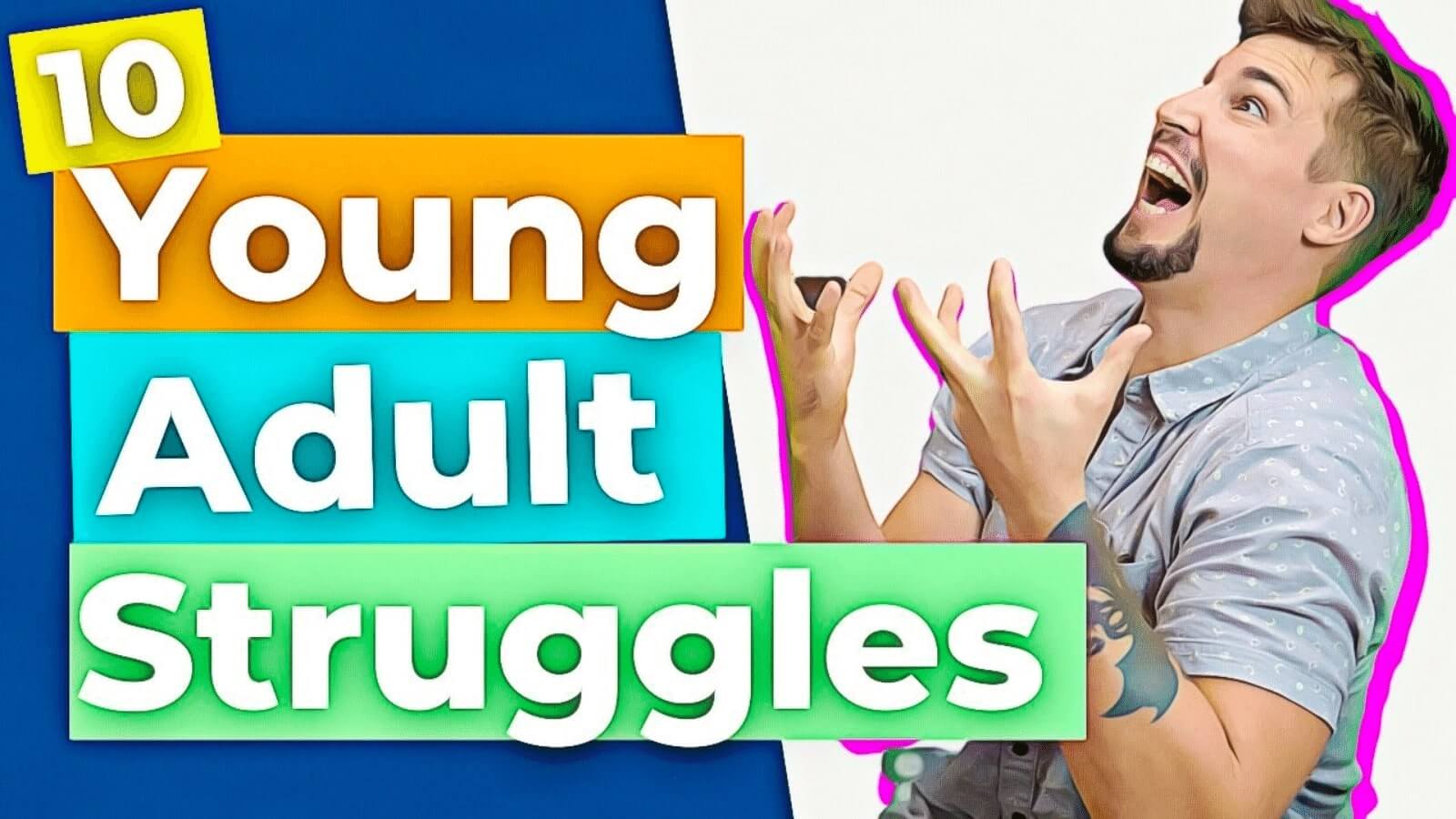 10 Young adult struggles with a male young adult screaming in agony