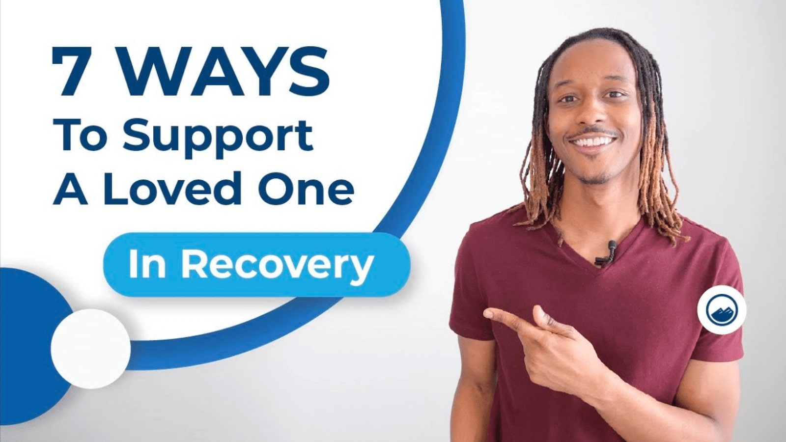 7 Ways to support a loved one in recovery with a photo of Immanuel Jones