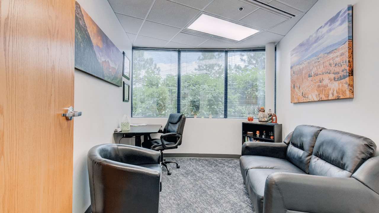 Boulder mental health center therapy room