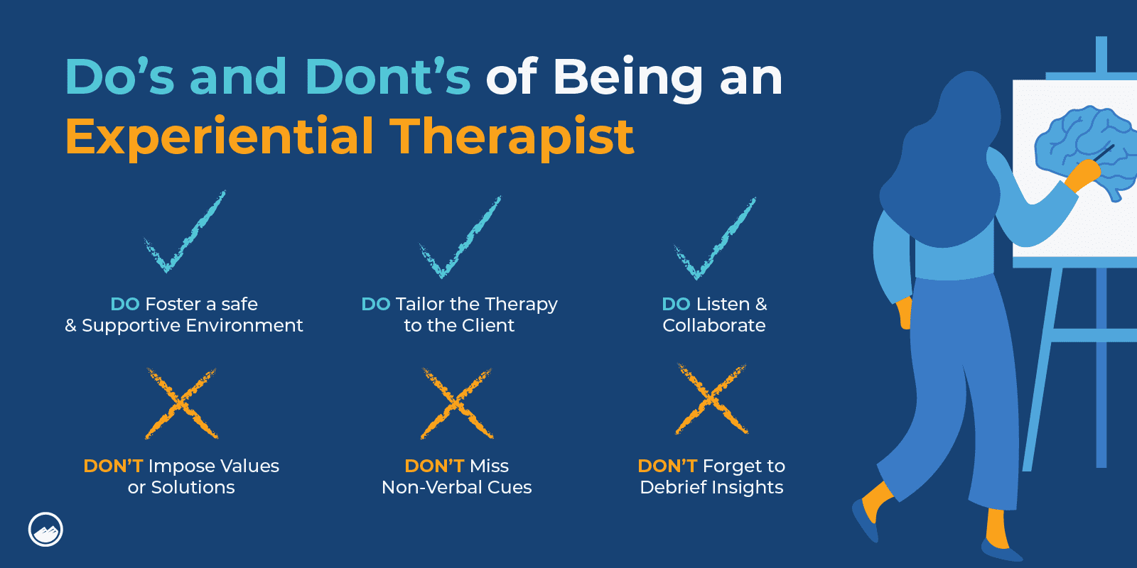 Experiential Therapy Graphics_10 Do's and Dont's of Being an Experiential Therapist