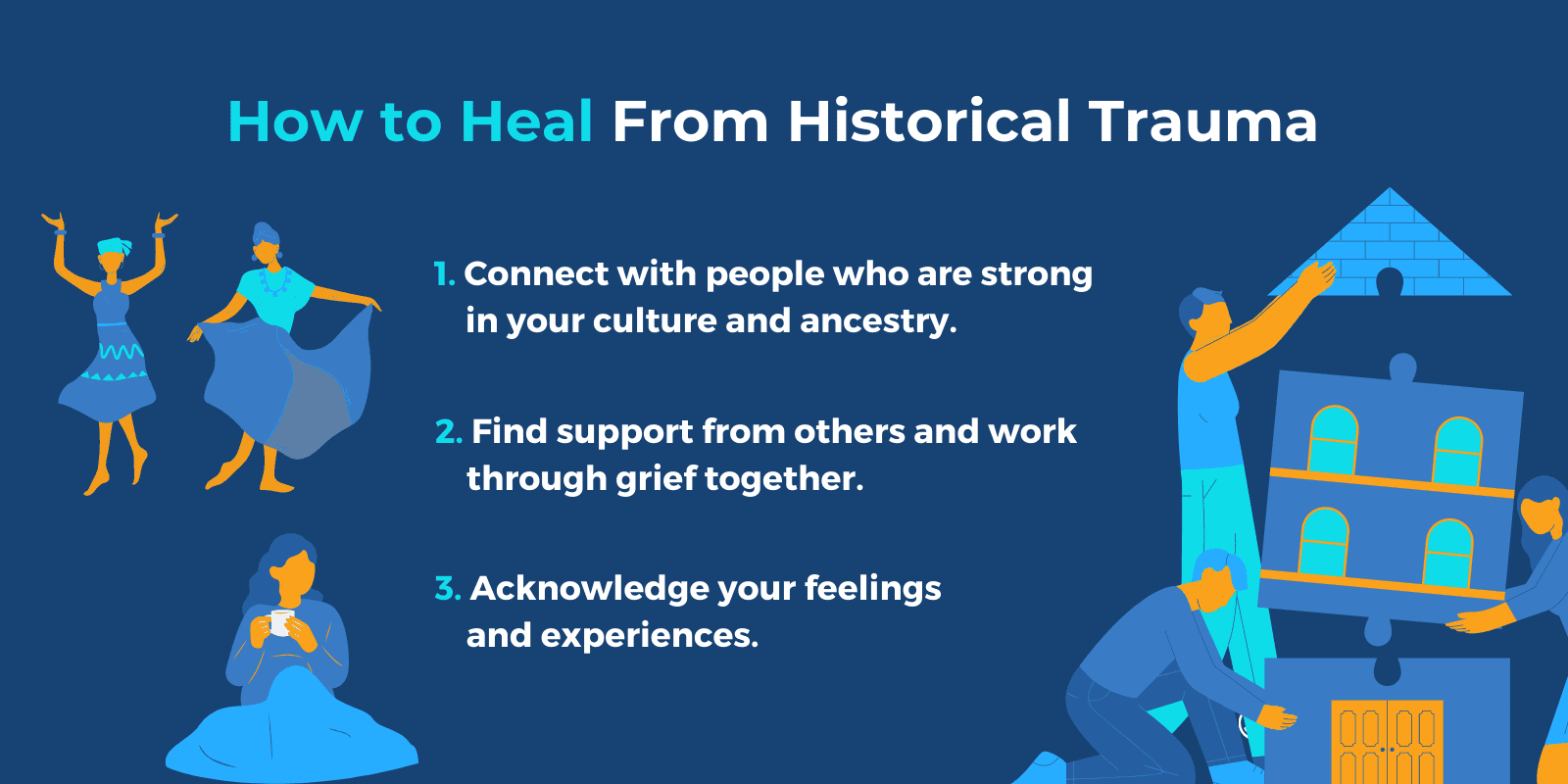 How to Heal From Historical Trauma Infographic