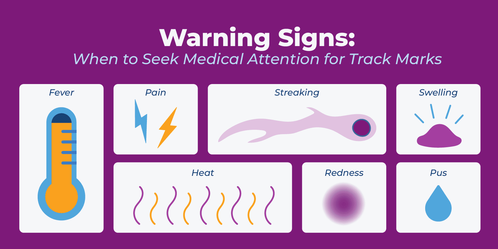Track Marks Graphics_10 Warning Signs - When Track Marks Might Need Medical Attention Inline Image