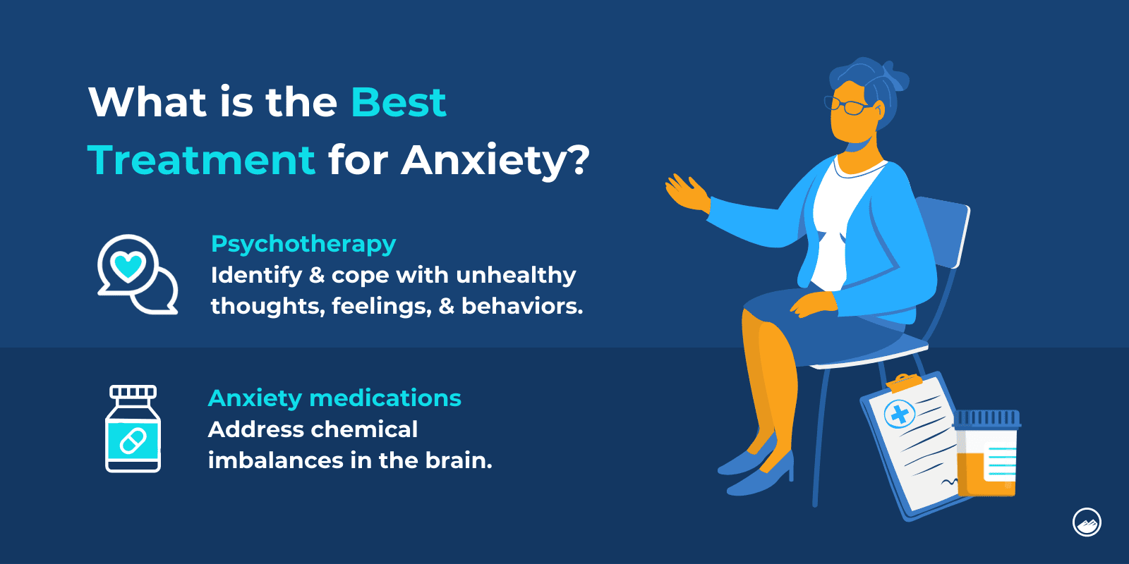 What is the best treatment for Anxiety infographic