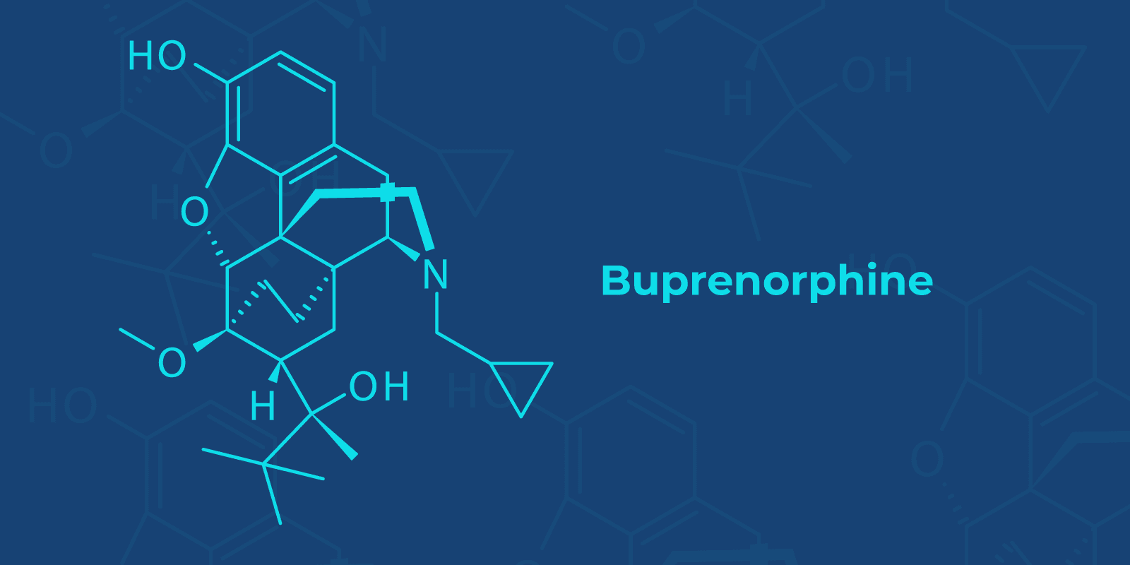 Buprenorphine element symbol next to Buprenorphine text