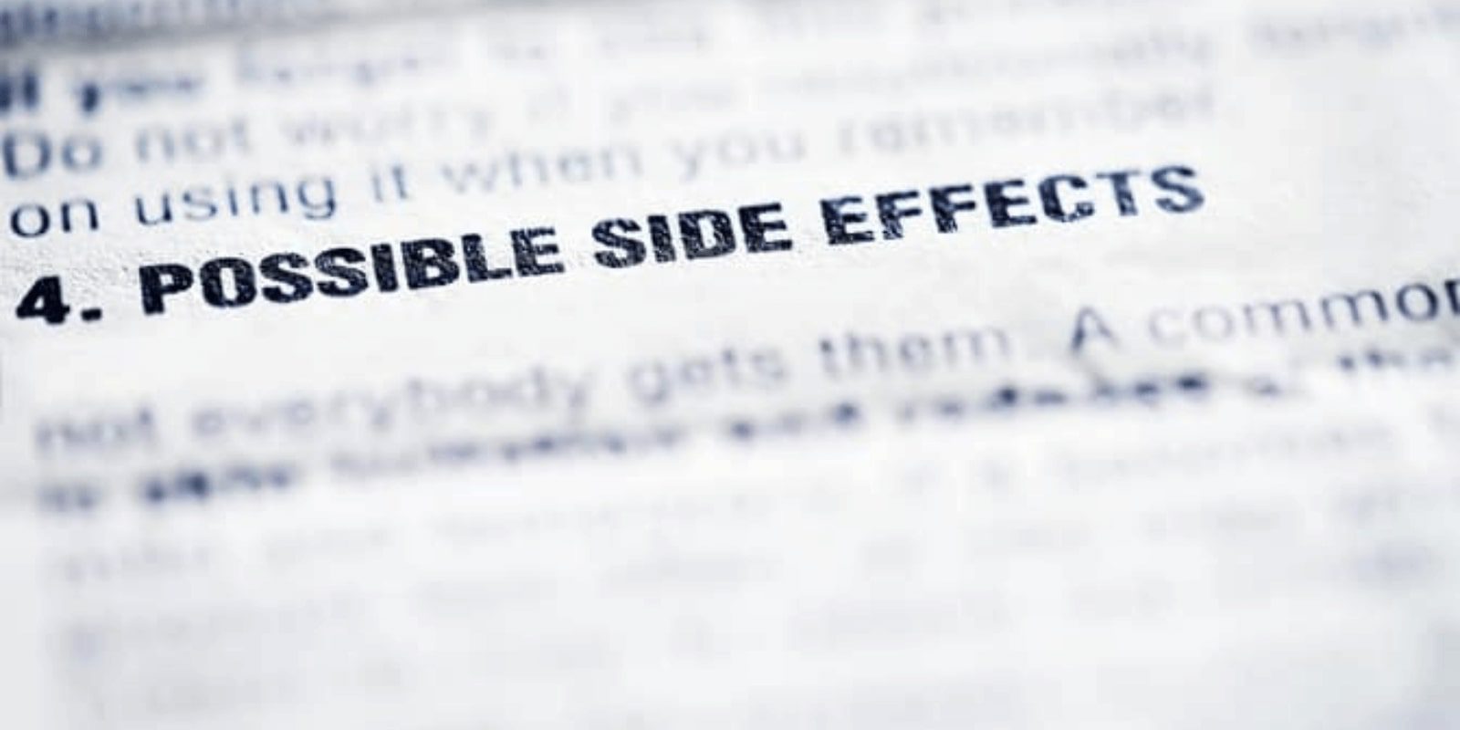 paper that says possible side effects