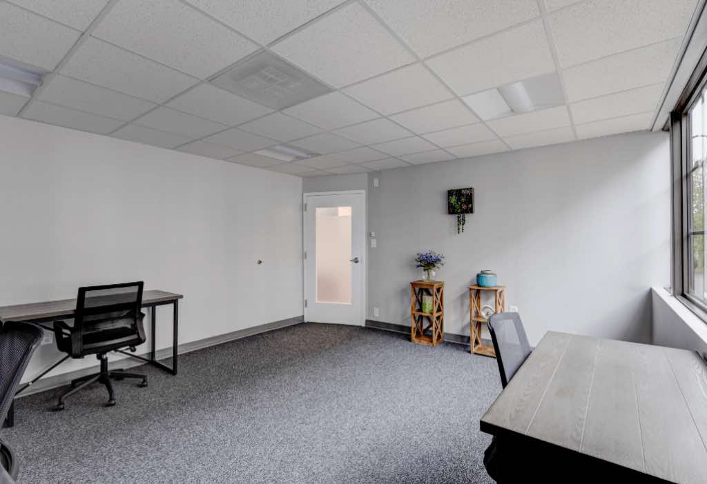 Towson rehab center's open office space