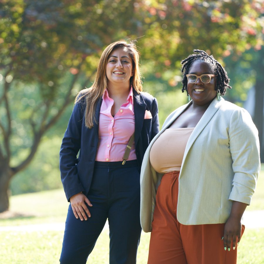 Two Sandstone care therapists