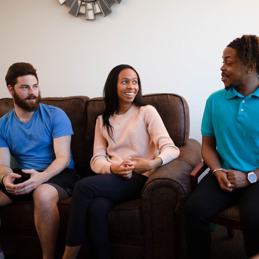 Group therapy session at Sandstone Care