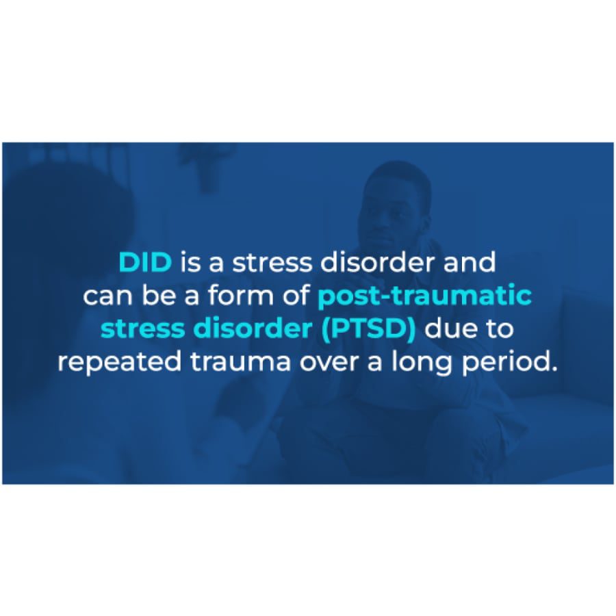 DID and PTSD infographic