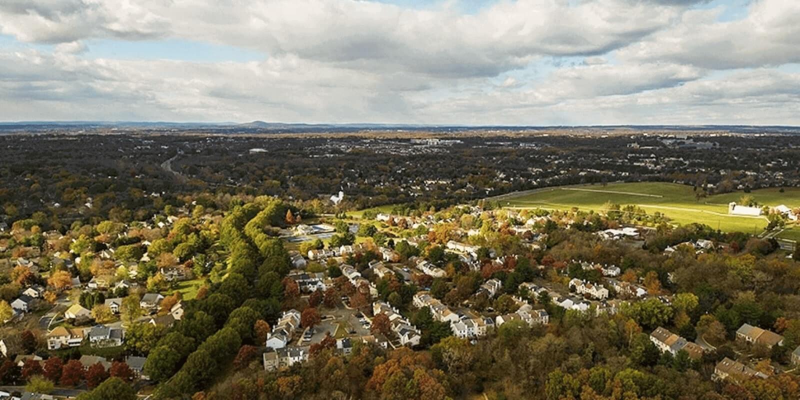 Birds-eye-view of McLean