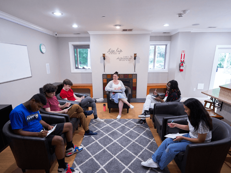 Group therapy with teens