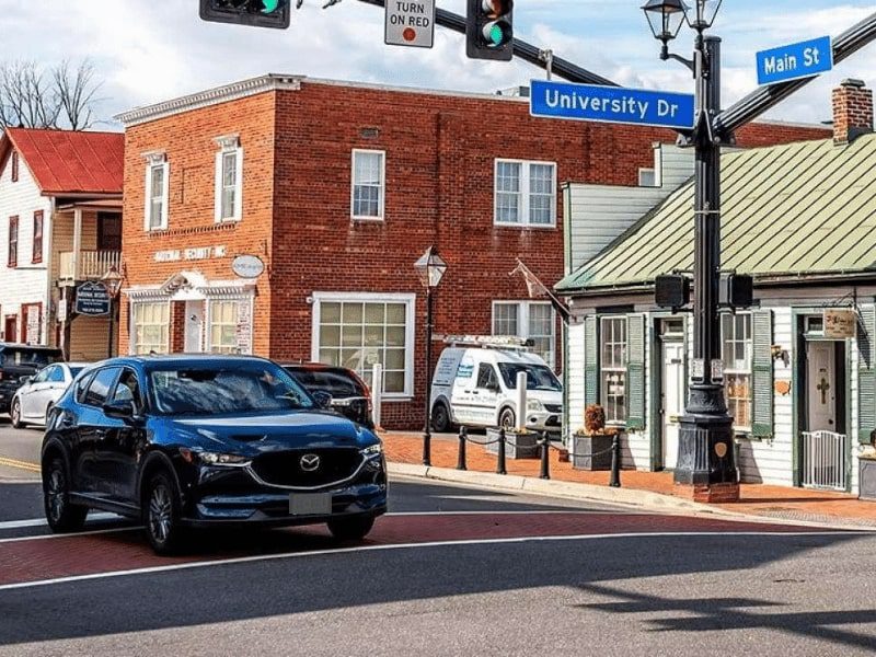 Fairfax County Main St view