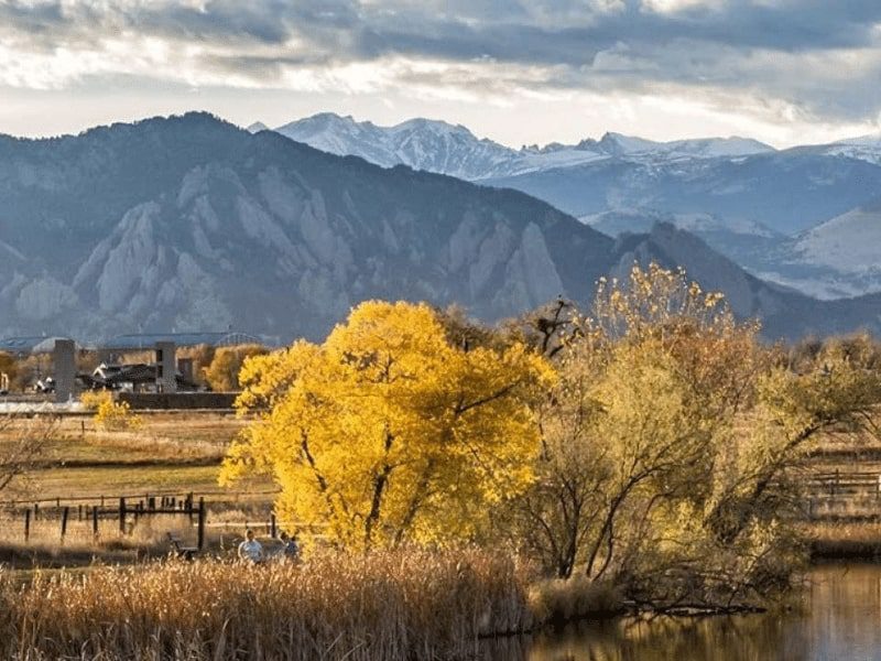 Colorado mountain view from Broomfield