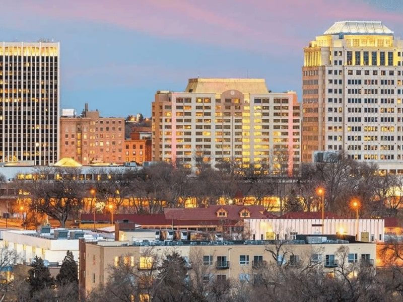 El Paso Downtown city view