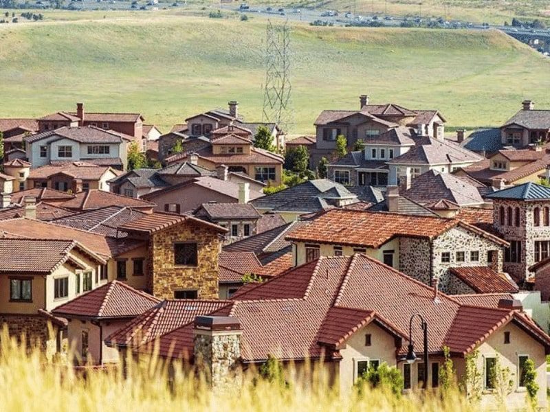 Town view of Lakewood, Colorado