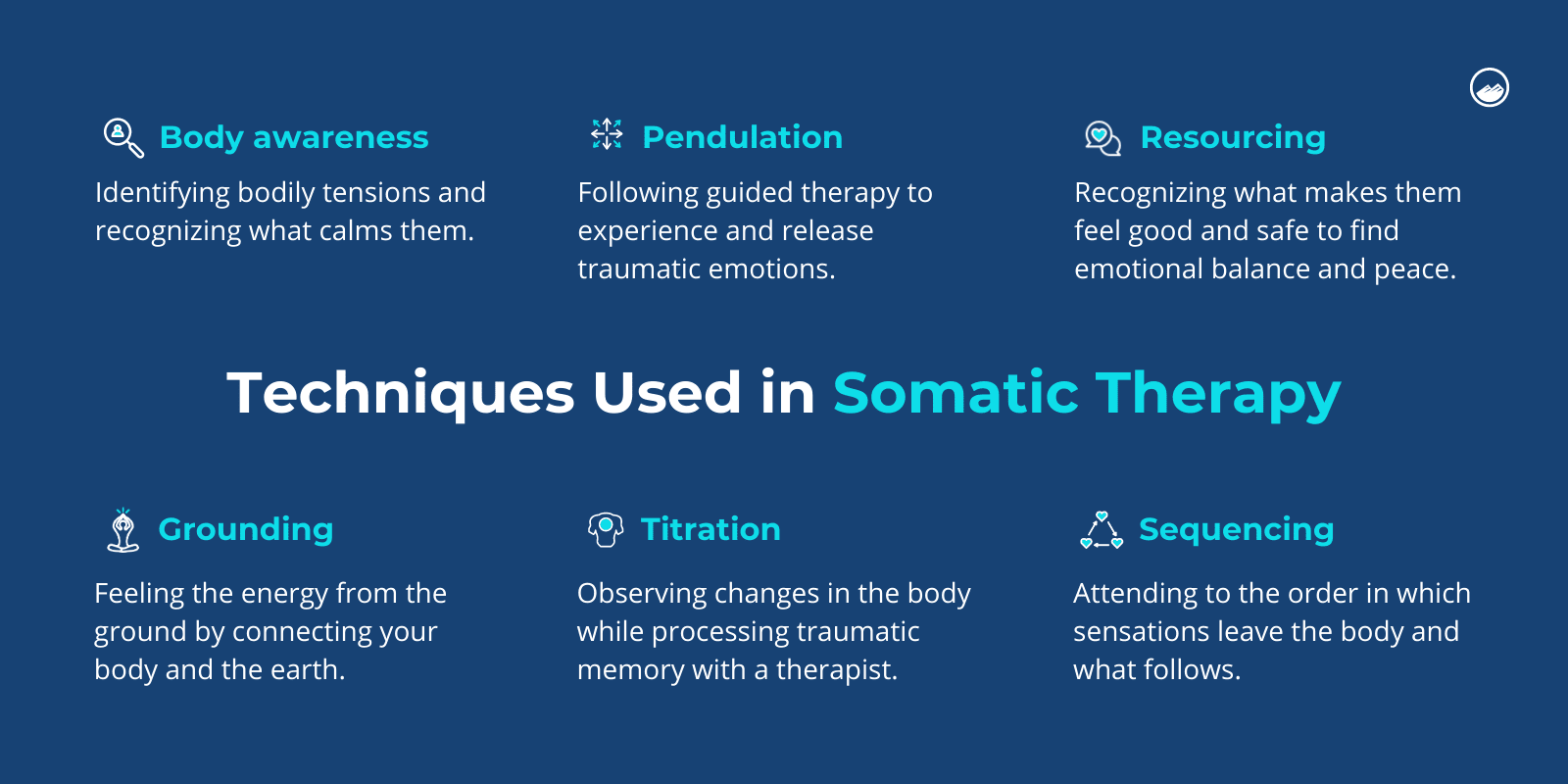 Techniques Used in Somatic Therapy Infographic