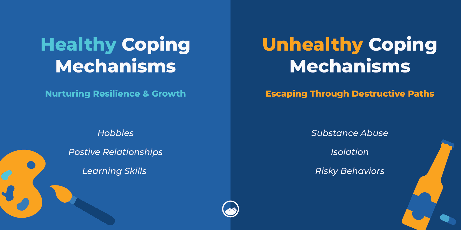 Trauma Therapy Graphics_05 Healthy Vs Unhealthy Coping Mechanisms Inline Image