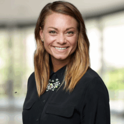 Woman smiling